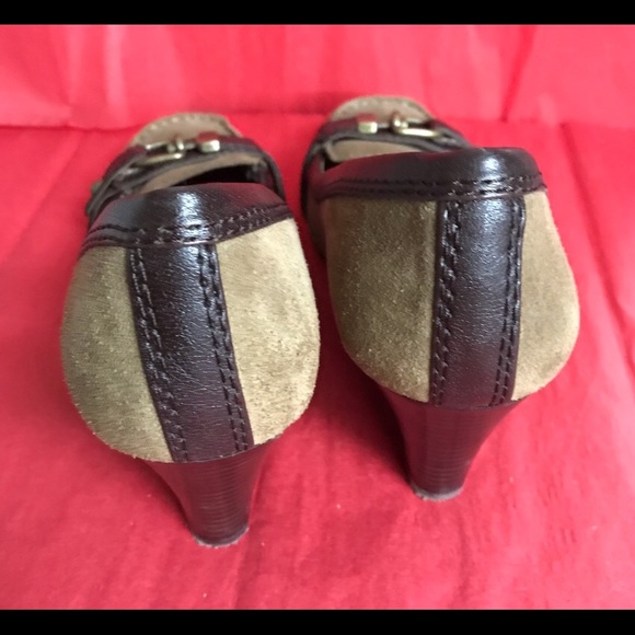 Nine West Brown Paradeso Loafer Styled Wedge*11M - Picture 4 of 6